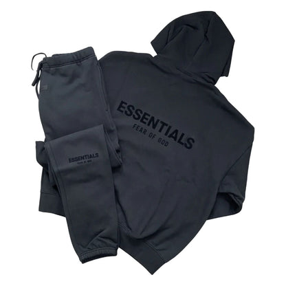 Fear Of God Essentials Black Tracksuit (SS22)