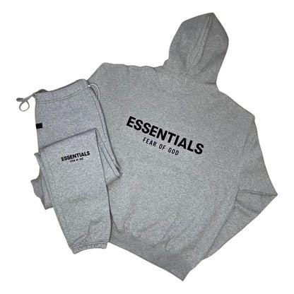 Fear Of God Essentials Dark Heather Oatmeal Tracksuit (SS22)