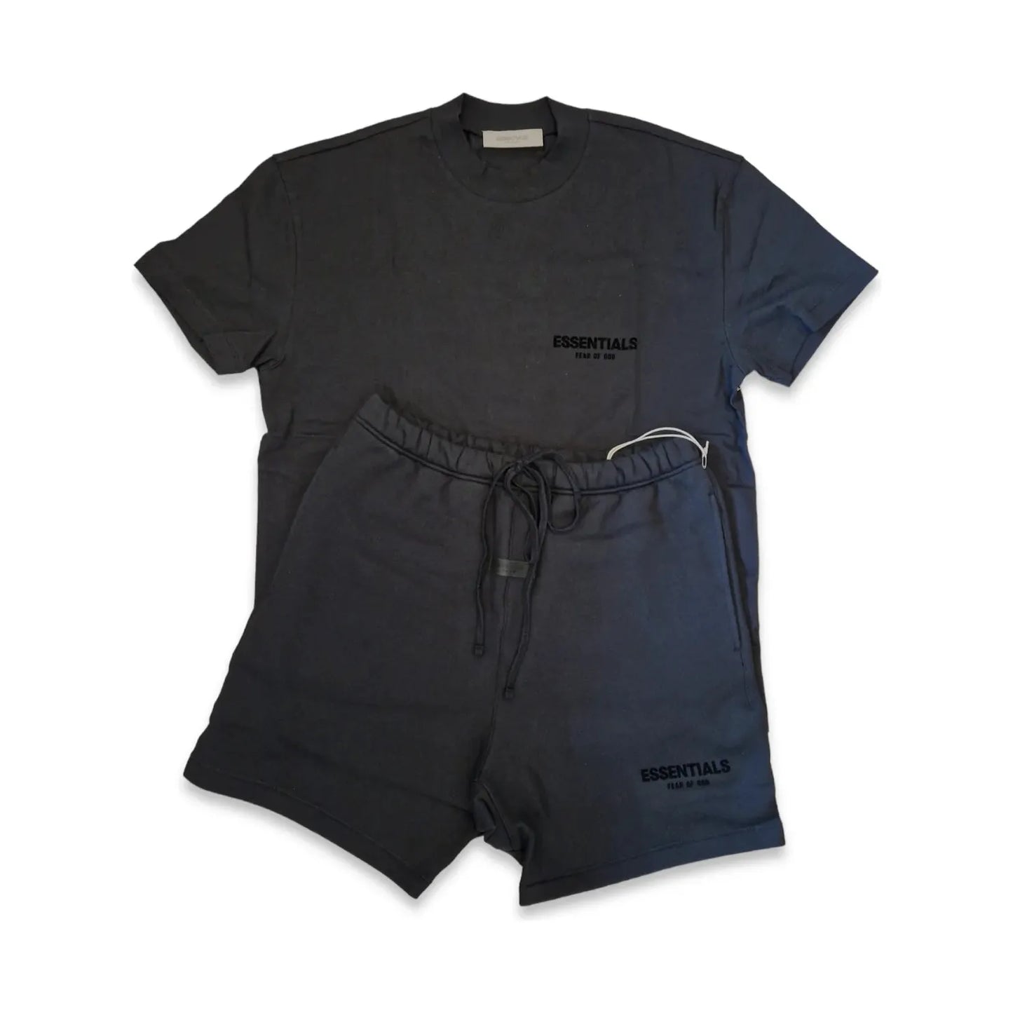 Fear Of God Essentials Shorts & T-Shirt Set - Black