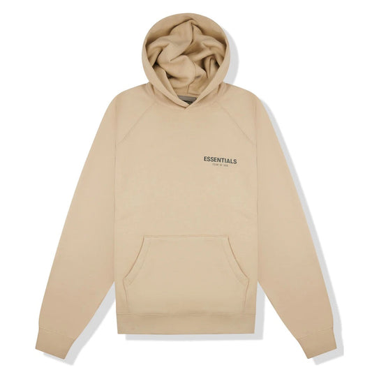 Fear of God Essentials Hoodie Beige Linen